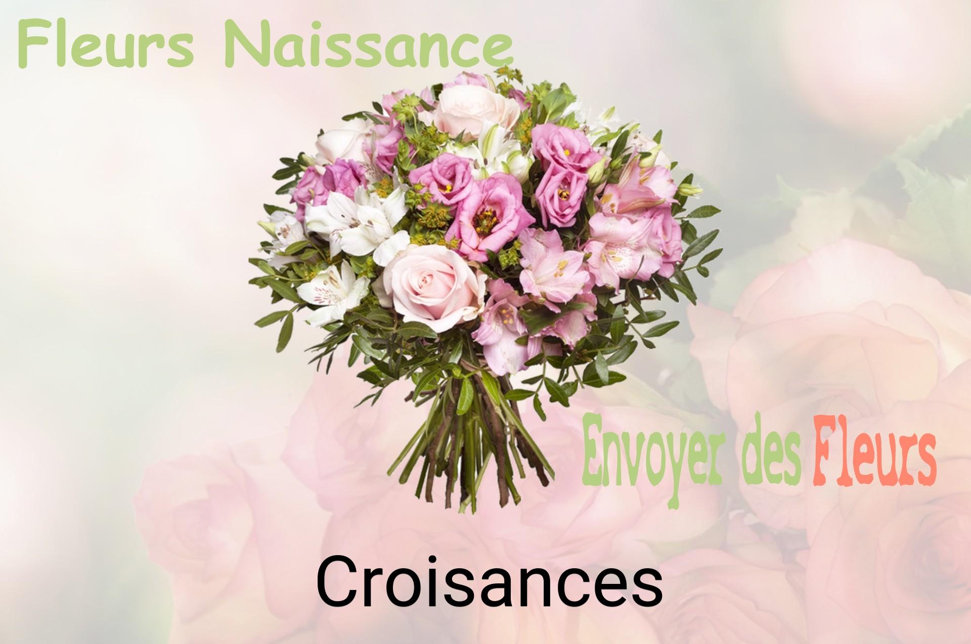 Bouquet de fleurs de naissance livré à Croisances